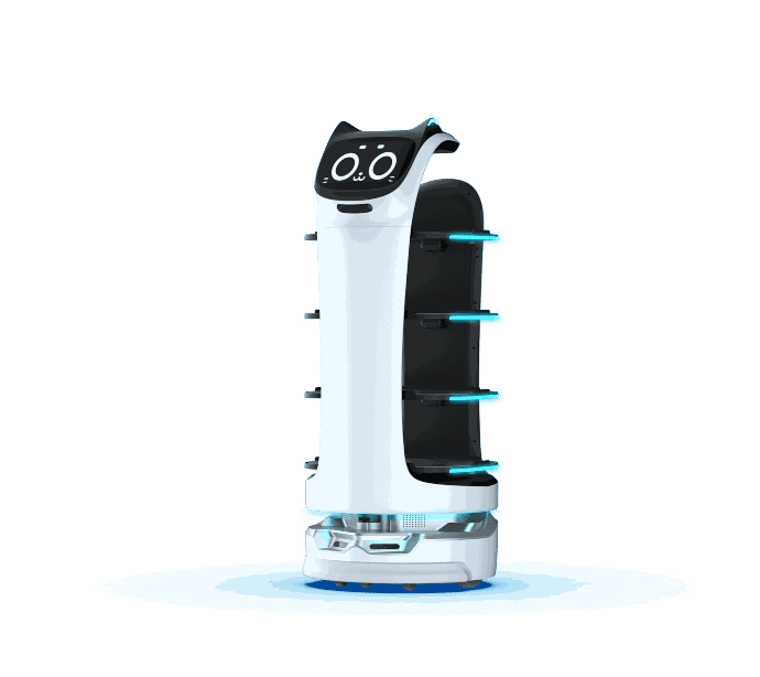 BellaBot-Serviceroboter, entwickelt für den Einsatz in Gastronomie und Hotellerie.