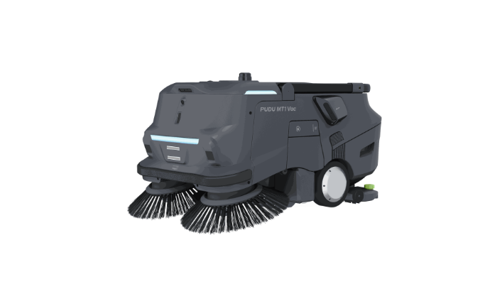 Der PUDU MT1 Vac Roboterstaubsauger wurde für professionelle Reinigungsanwendungen entwickelt und kombiniert große Kapazität mit starker Saugleistung.