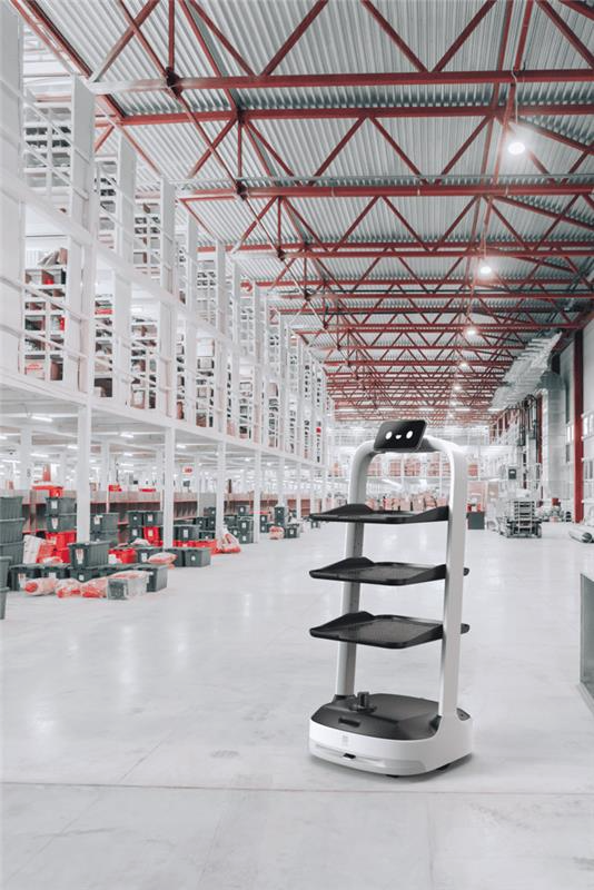 PuduBot 2 Lieferroboter unterstützt Automatisierung und steigert Effizienz im Service