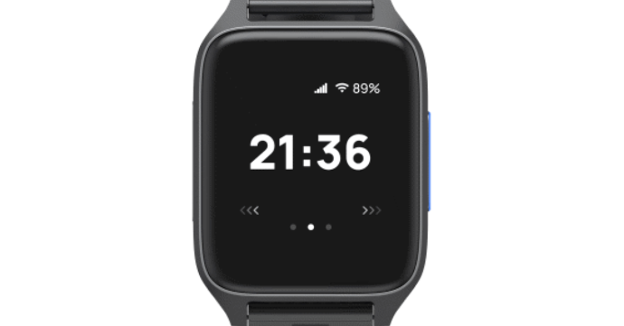 a black modern smartwatch