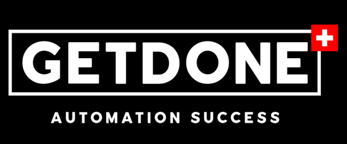 GetDone-Logo mit schwarzem Hintergrund
