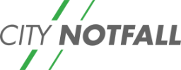 Das Logo von City Notfall mit weissem Hintergrund.