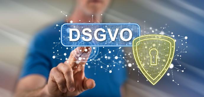 Schutz digitaler Daten nach Datenschutz-Grundverordnung (DSGVO).